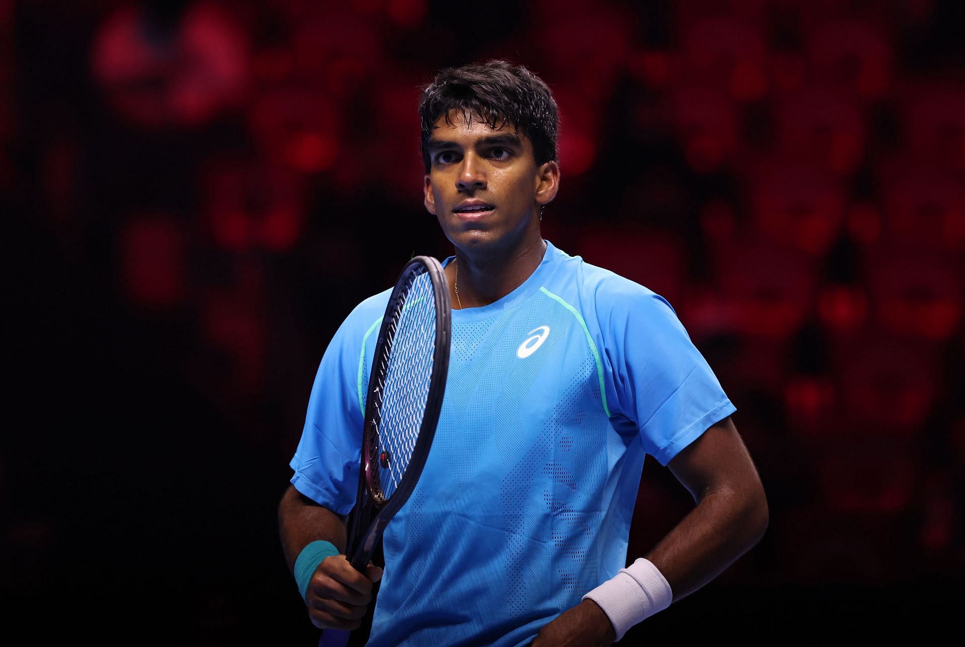 Nishesh Basavareddy at the Next Gen ATP Finals 2025. (Photo: Getty)