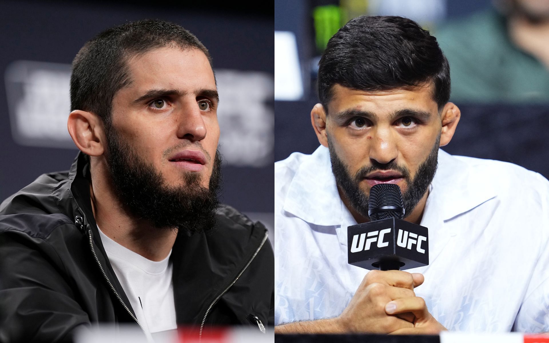 Islam Makhachev (left) has vowed to defend his UFC lightweight throne against Arman Tsarukyan (right) [Images courtesy: Getty Images]