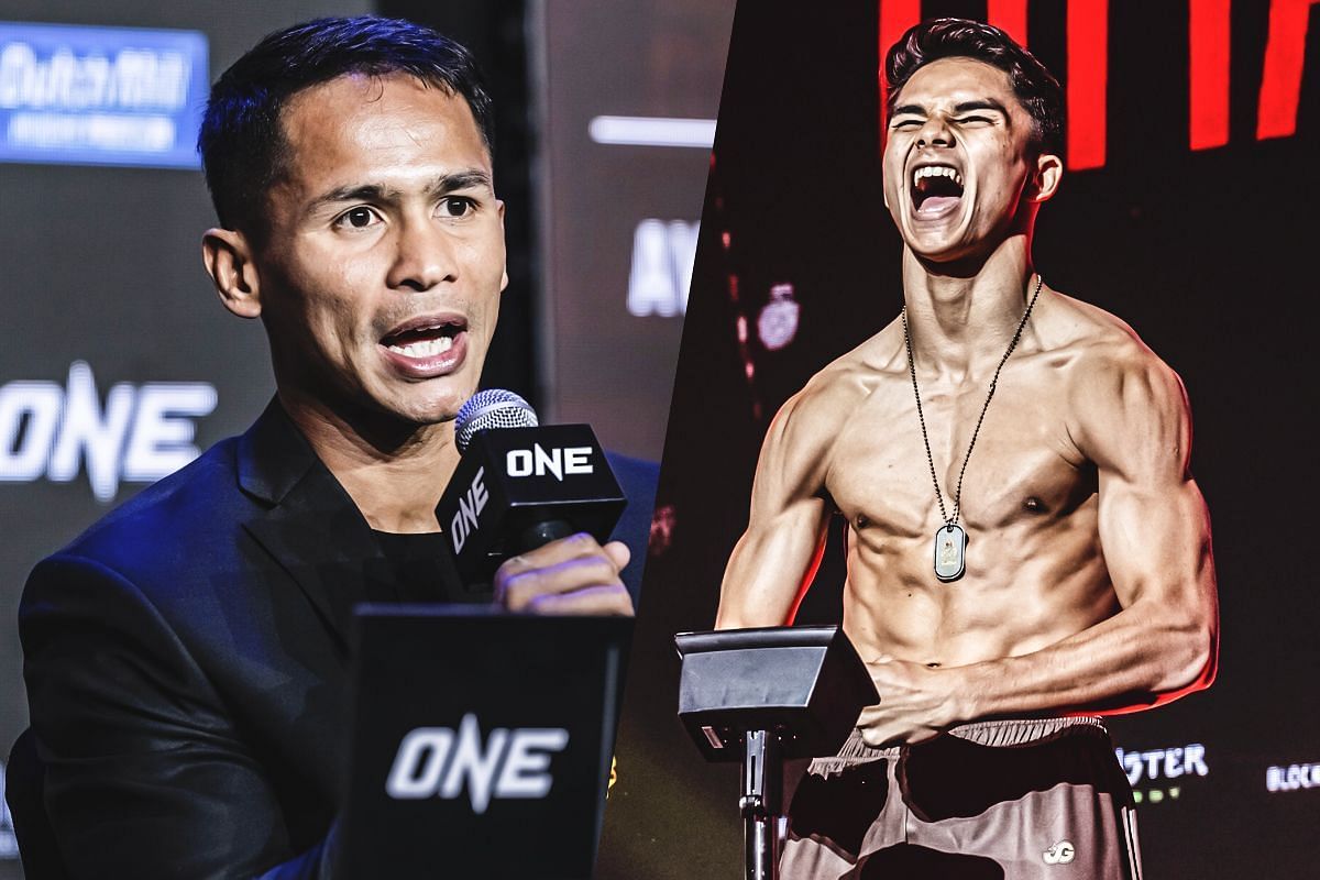 Superbon (left), Johan Ghazali (right) [Photo via ONE Championship]