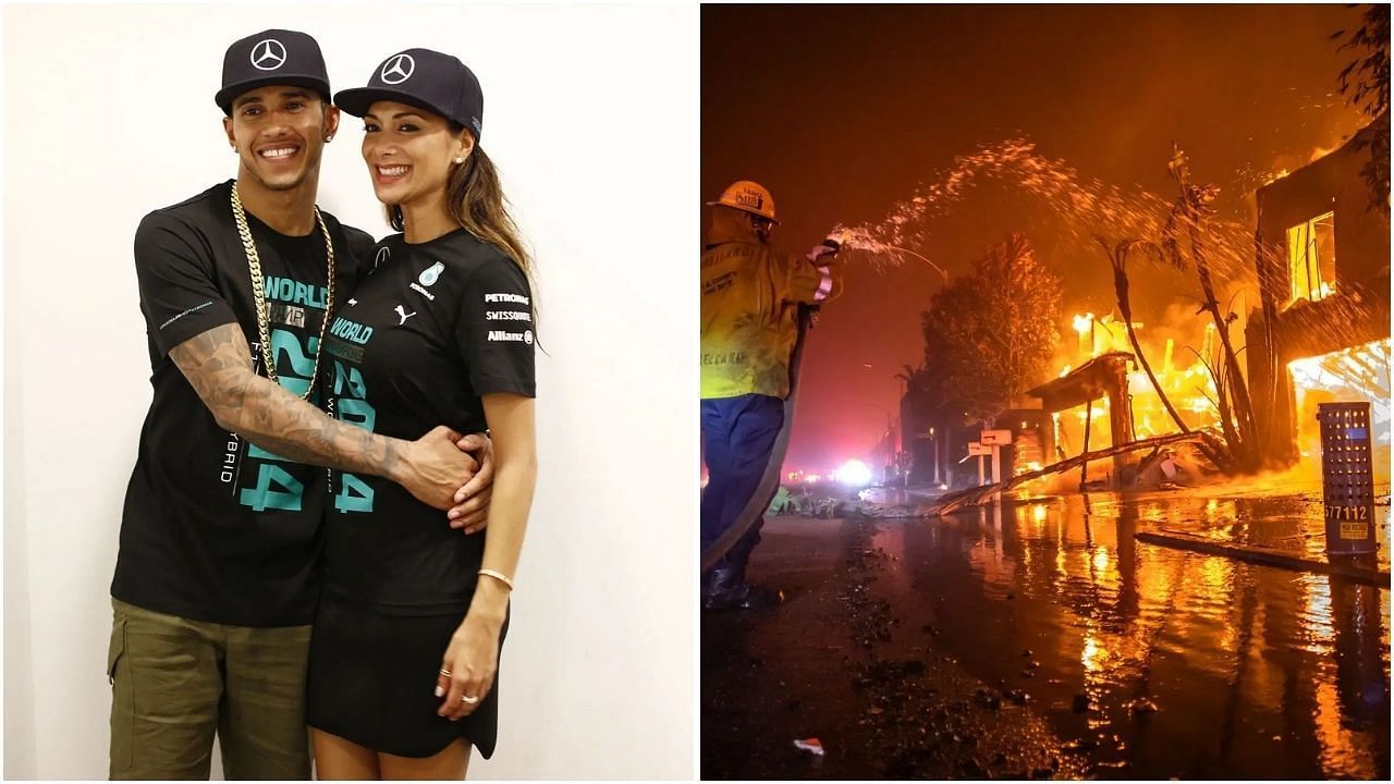 Lewis Hamilton&rsquo;s ex-girlfriend shares unfiltered message about the LA Wildfire (Getty Images)