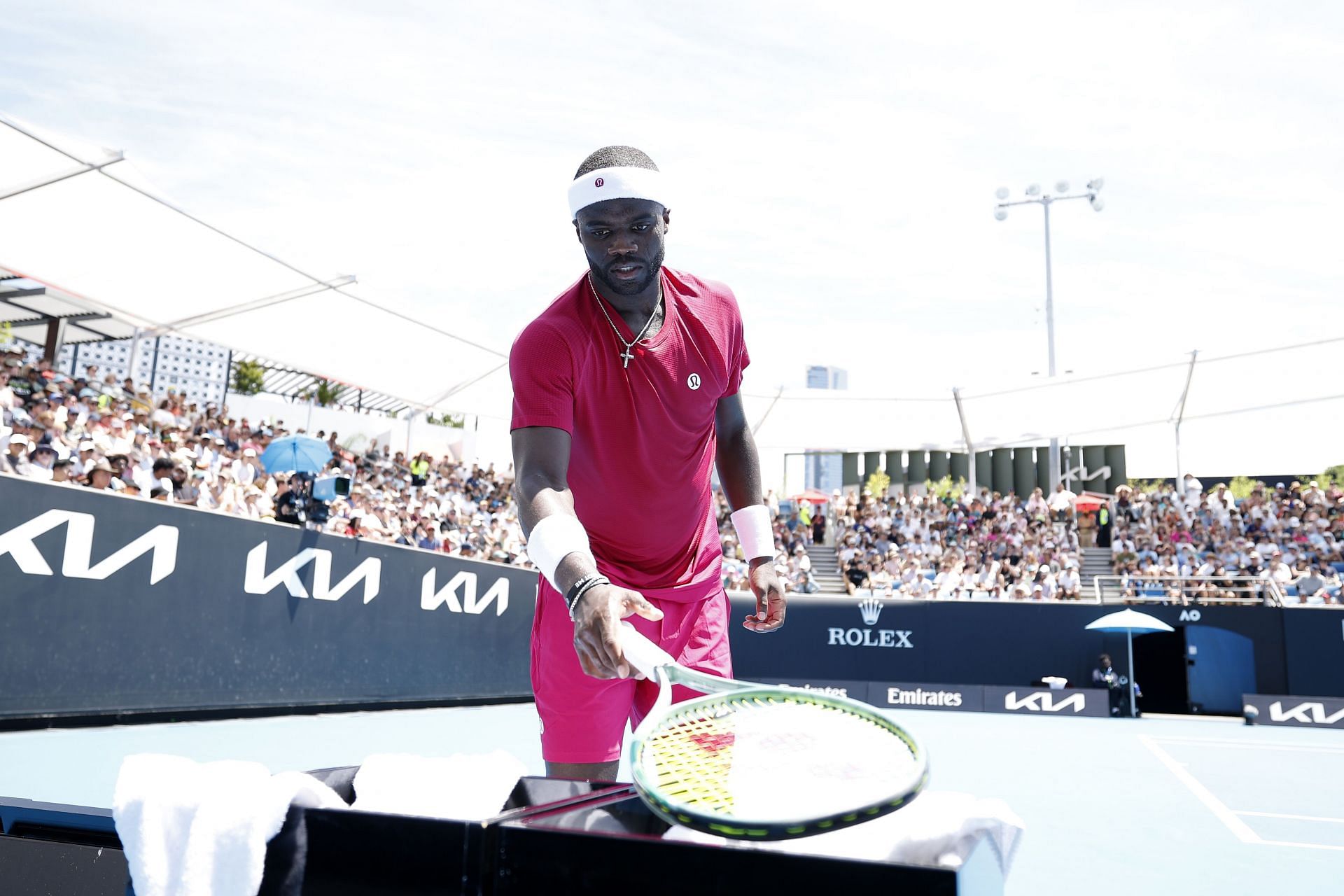 Frances Tiafoe at the 2025 Australian Open - Source: Getty