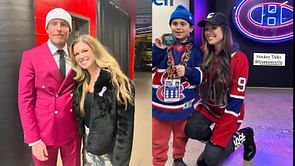 Patrik Laine's fiancee Jordan Leigh arranges puck giveaway contest at Bell Centre as part of NHL's Hockey Talks initiative