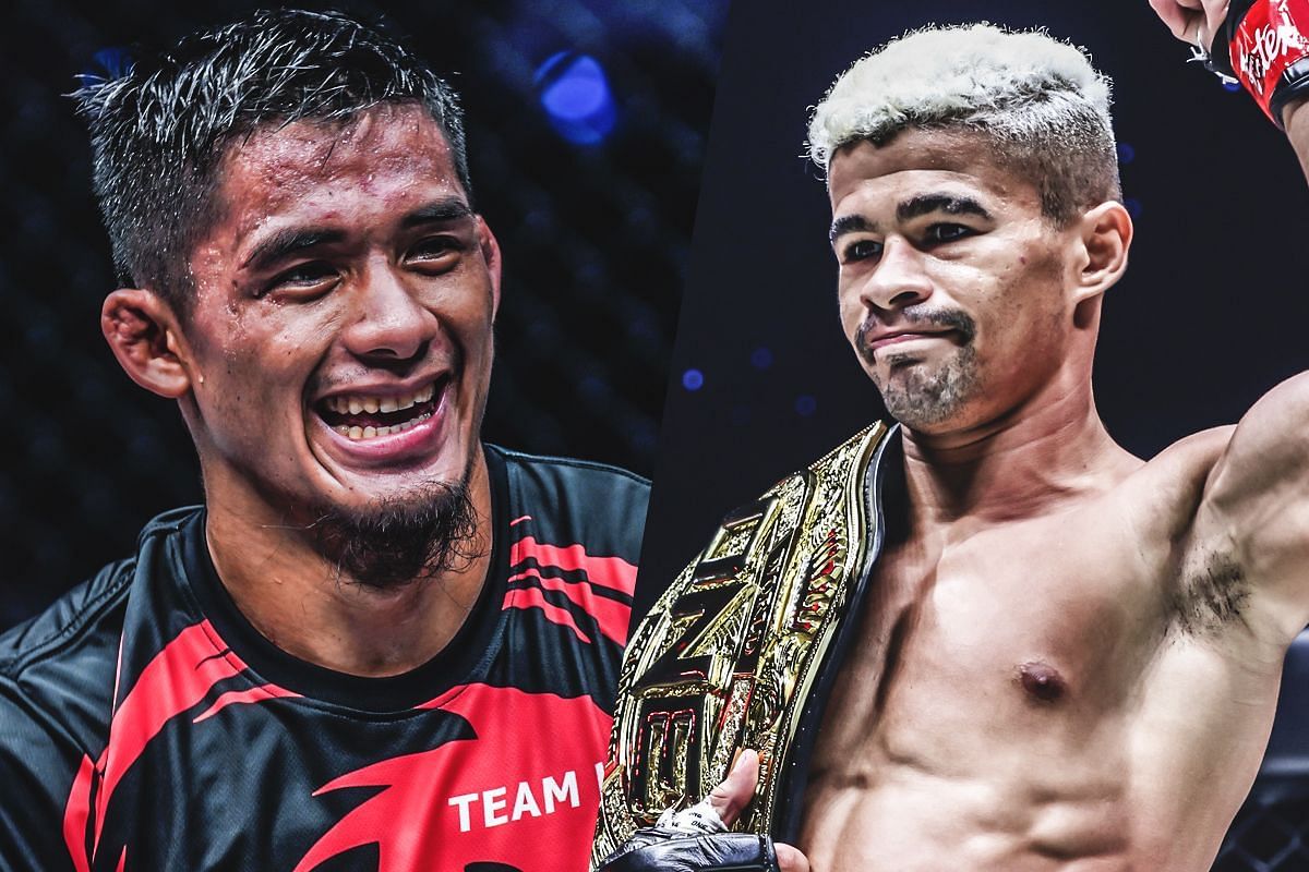 Stephen Loman (left) publicly called out ONE bantamweight MMA king Fabricio Andrade (right) on social media. [Photos via: ONE Championship]