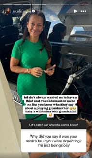 Sydel Curry-Lee responding to a fan’s request on Instagram - image source via IG @sydelcurrylee