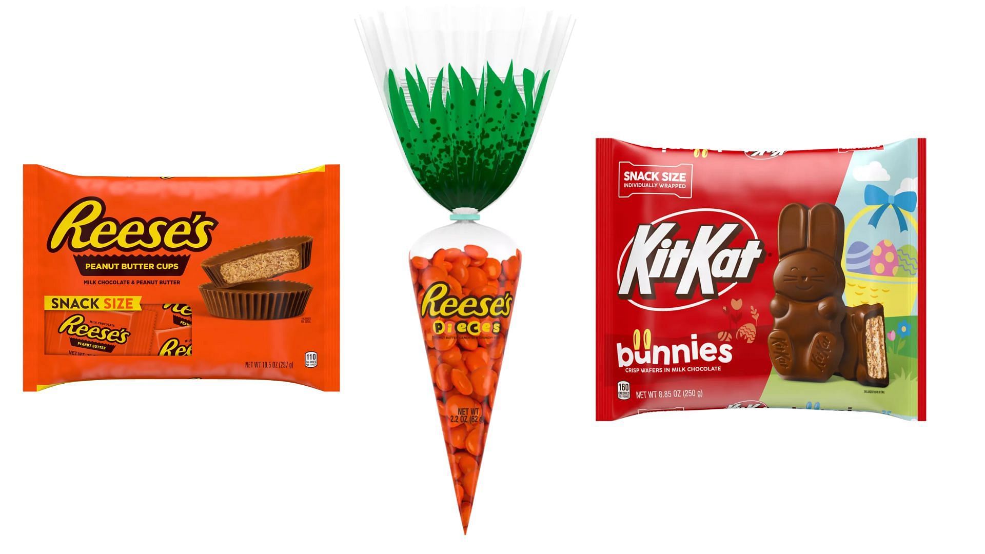 Hershey&rsquo;s seasonal offerings for Easter (Image via Hersheyland)