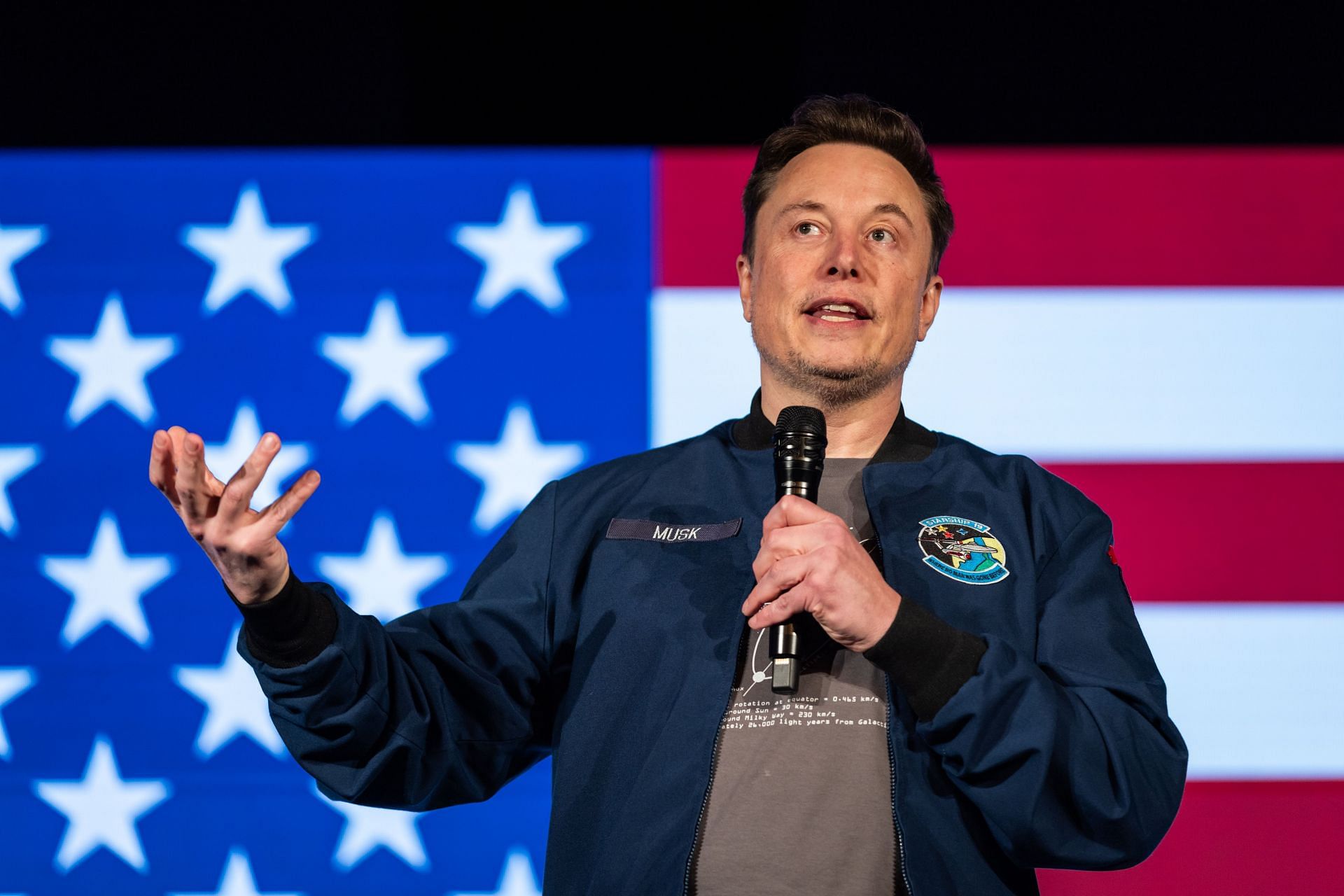 Elon Musk Holds Town Hall With Pennsylvania Voters in Lancaster - Source: Getty