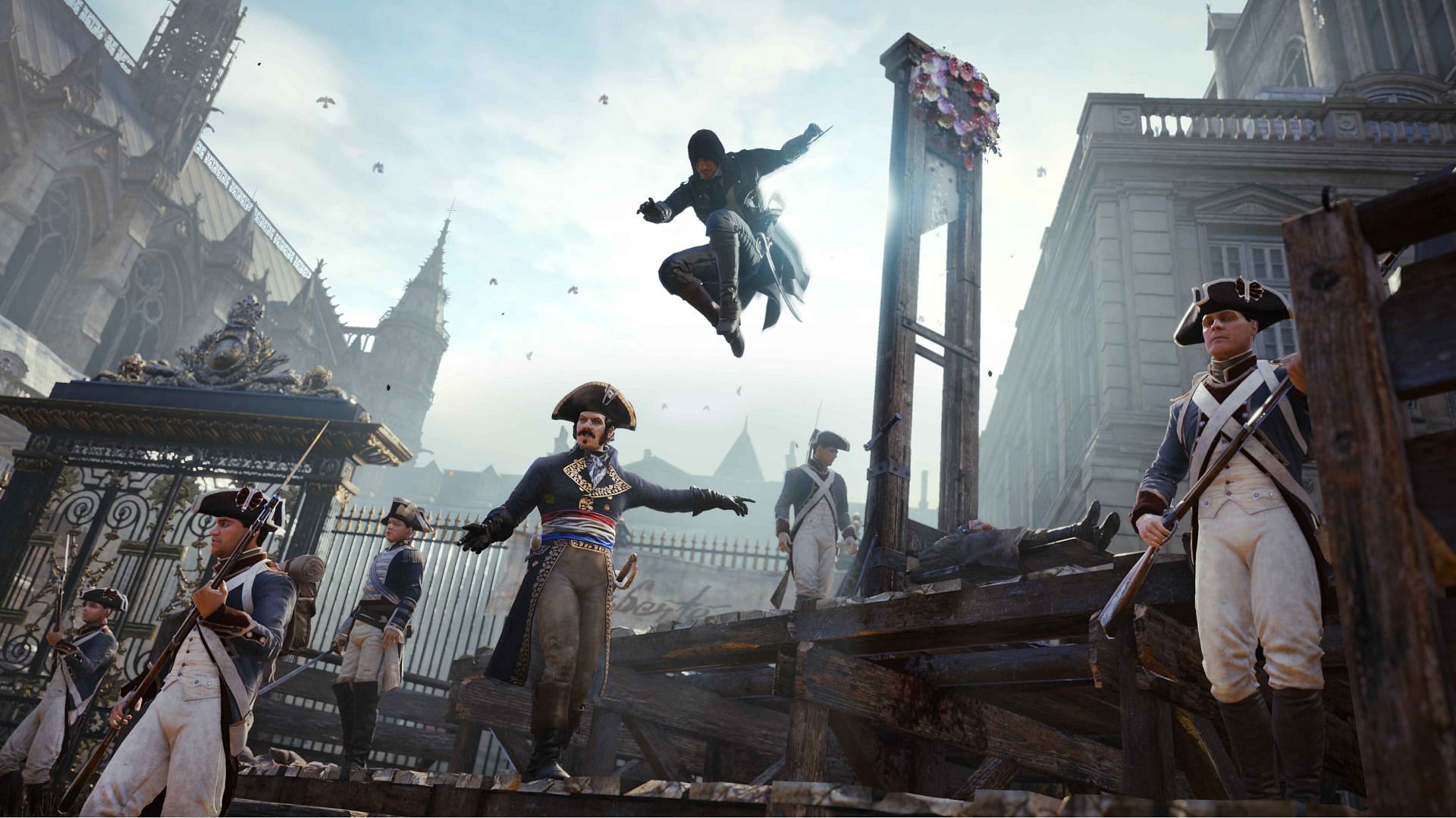 Traversing around buildings has never been this cool (Image via Ubisoft)