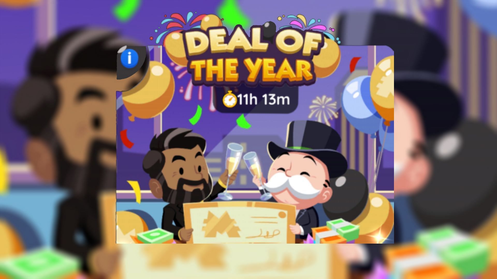 Deal of The New Year is underway in Monopoly Go (Image via Scopely)