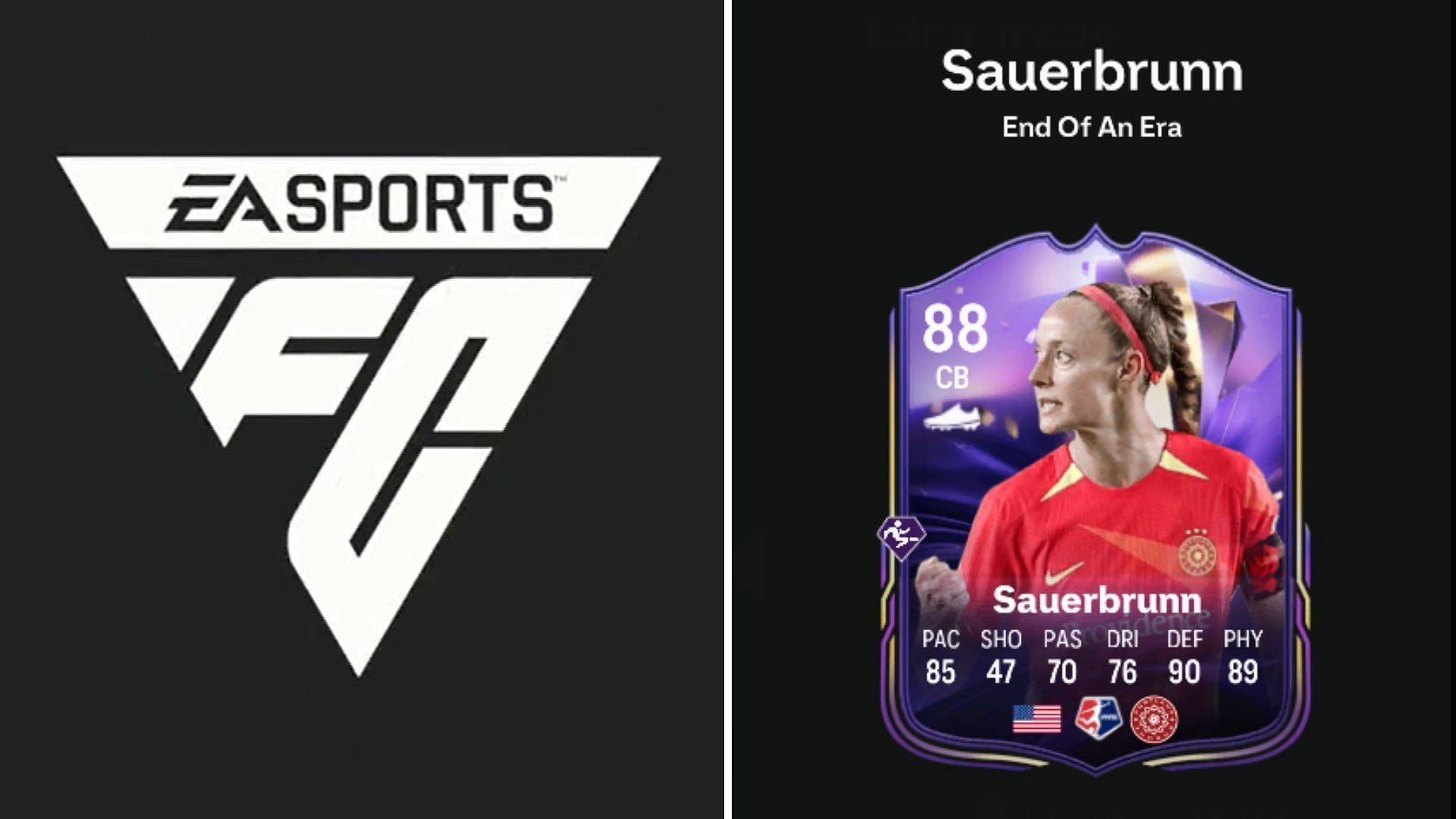 Becky Sauerbrunn EOAE SBC is live (Image via EA Sports) 