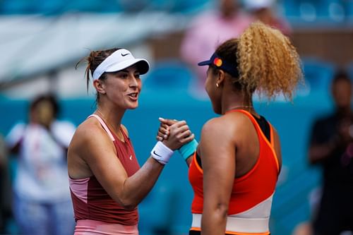 Belinda Bencic and Naomi Osaka - Source: Getty