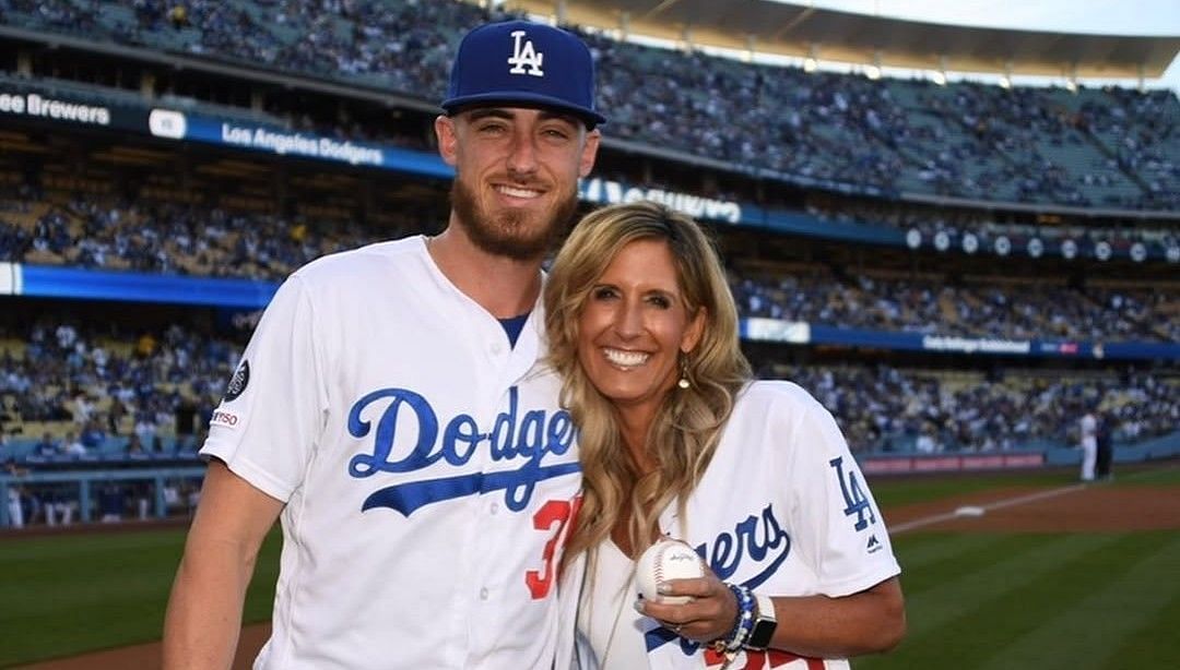 Cody Bollinger with his mother