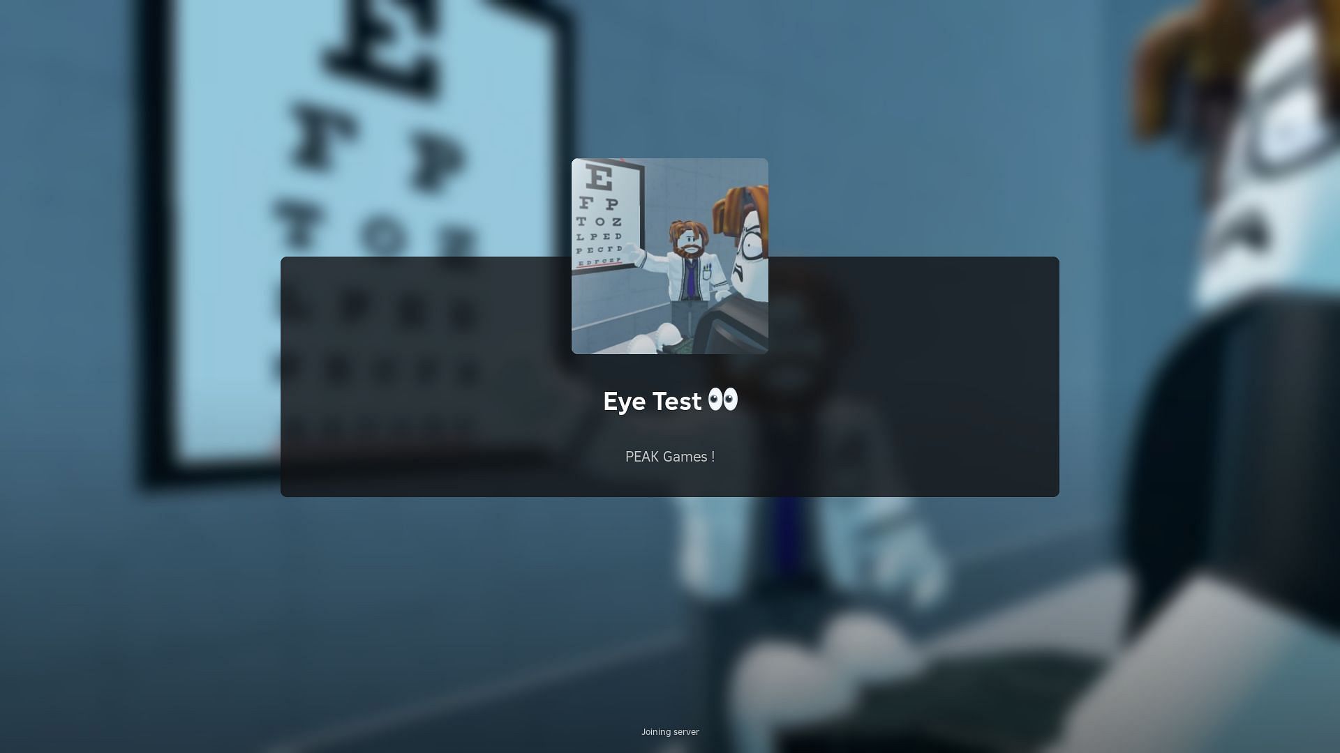 Roblox Eye Test