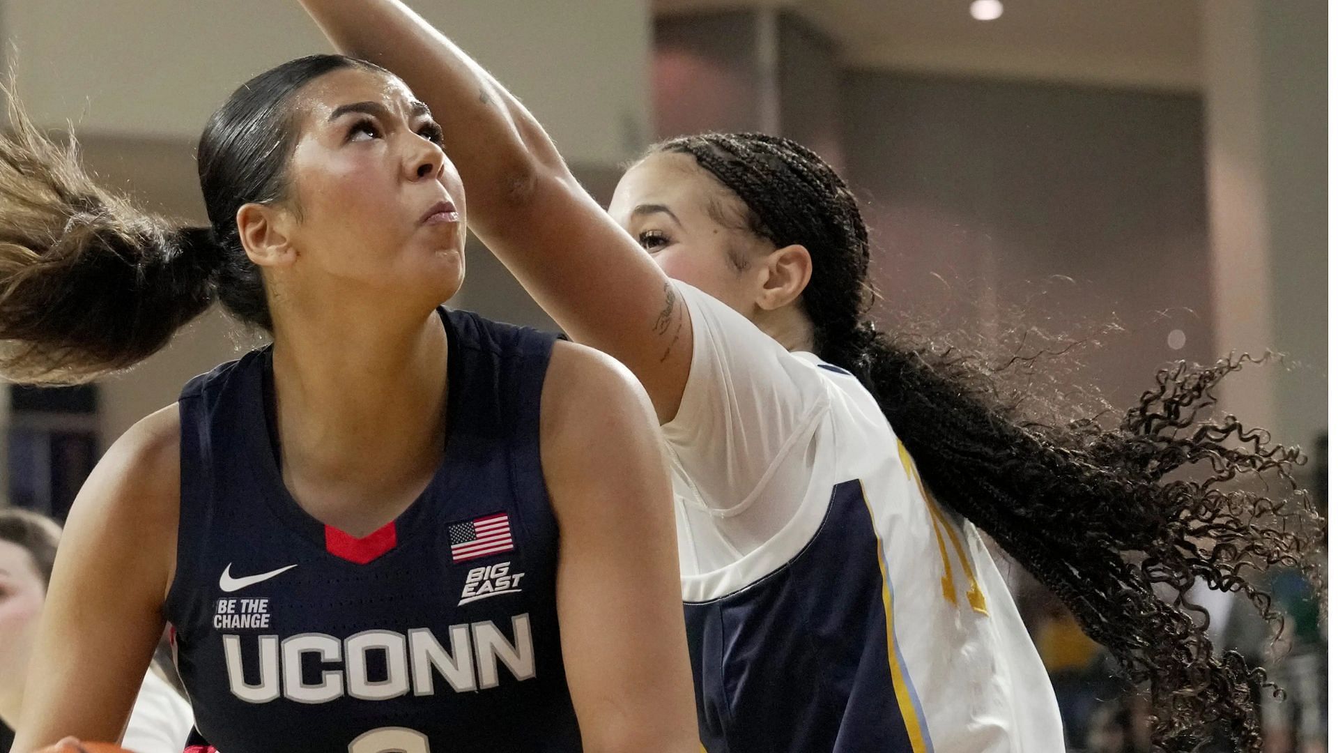 Jana El-Alfy during a UConn game. - Source: Mark Hoffman, Imagn