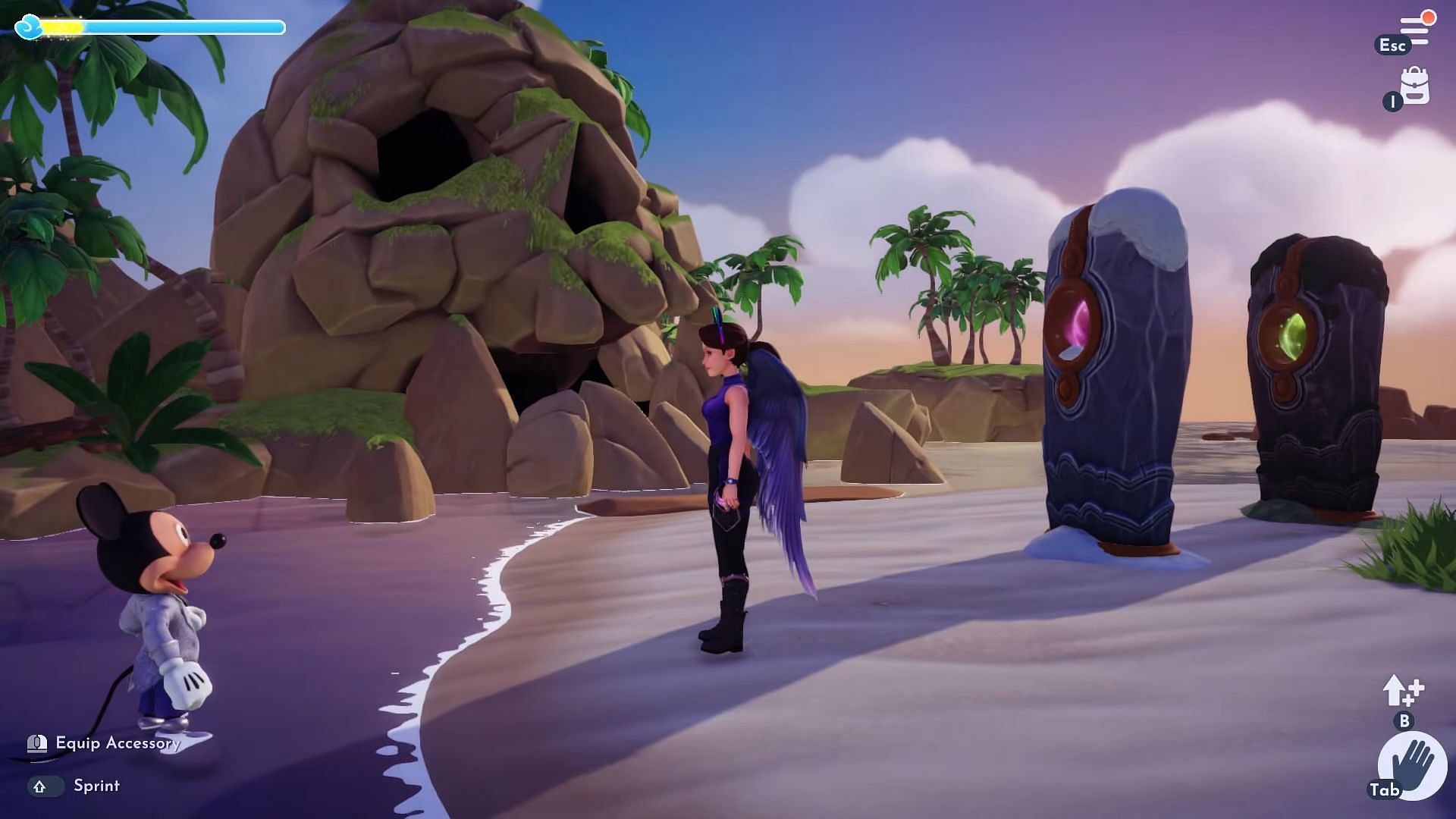 Skull Rock is in Dazzle Beach (Image via Gameloft || YouTube/@Jamie Games)