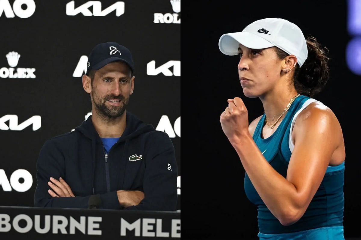 Novak Djokovic and Madison Keys- Source: Getty