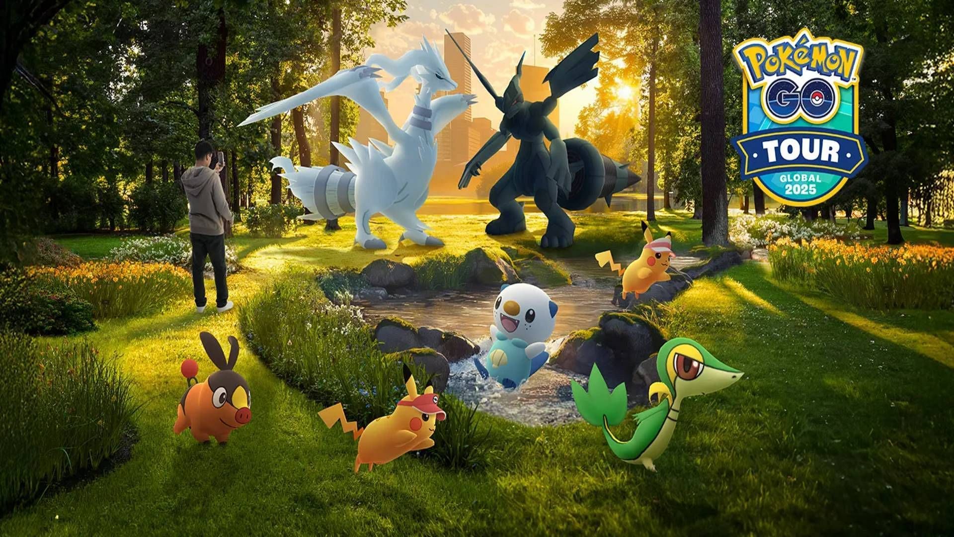 Costumed versions of Pikachu have been shown in promotional artwork for GO Tour 2025 (Image via Niantic)