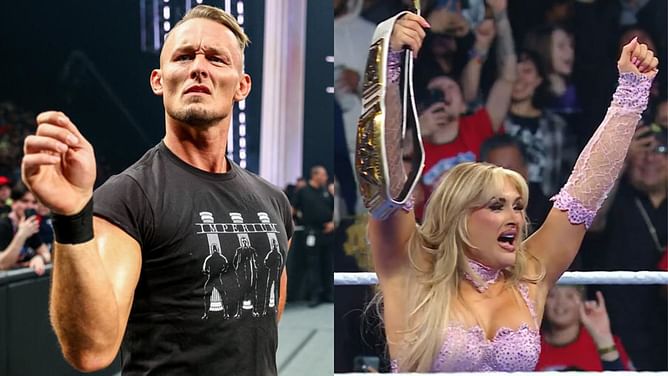 Ludwig Kaiser reacts to Tiffany Stratton winning the WWE Women's Championship; sends a three-word message