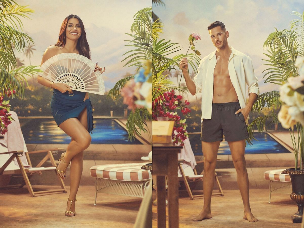 India Reynolds and Scott Thomas from Love Island: All Stars (Image via 9Now)