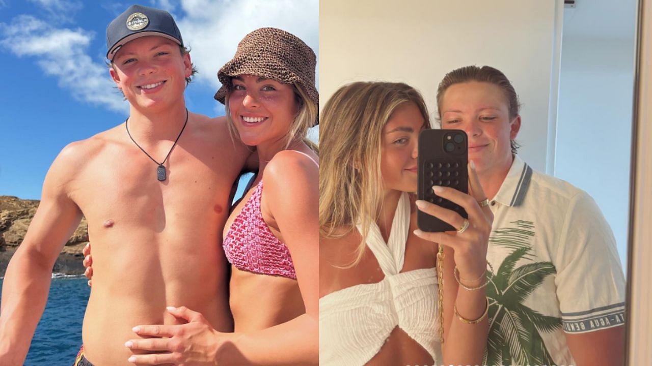 Jackson Holliday and his wife, Chloe (Images from - Instagram.com/@chloehollidayyy)