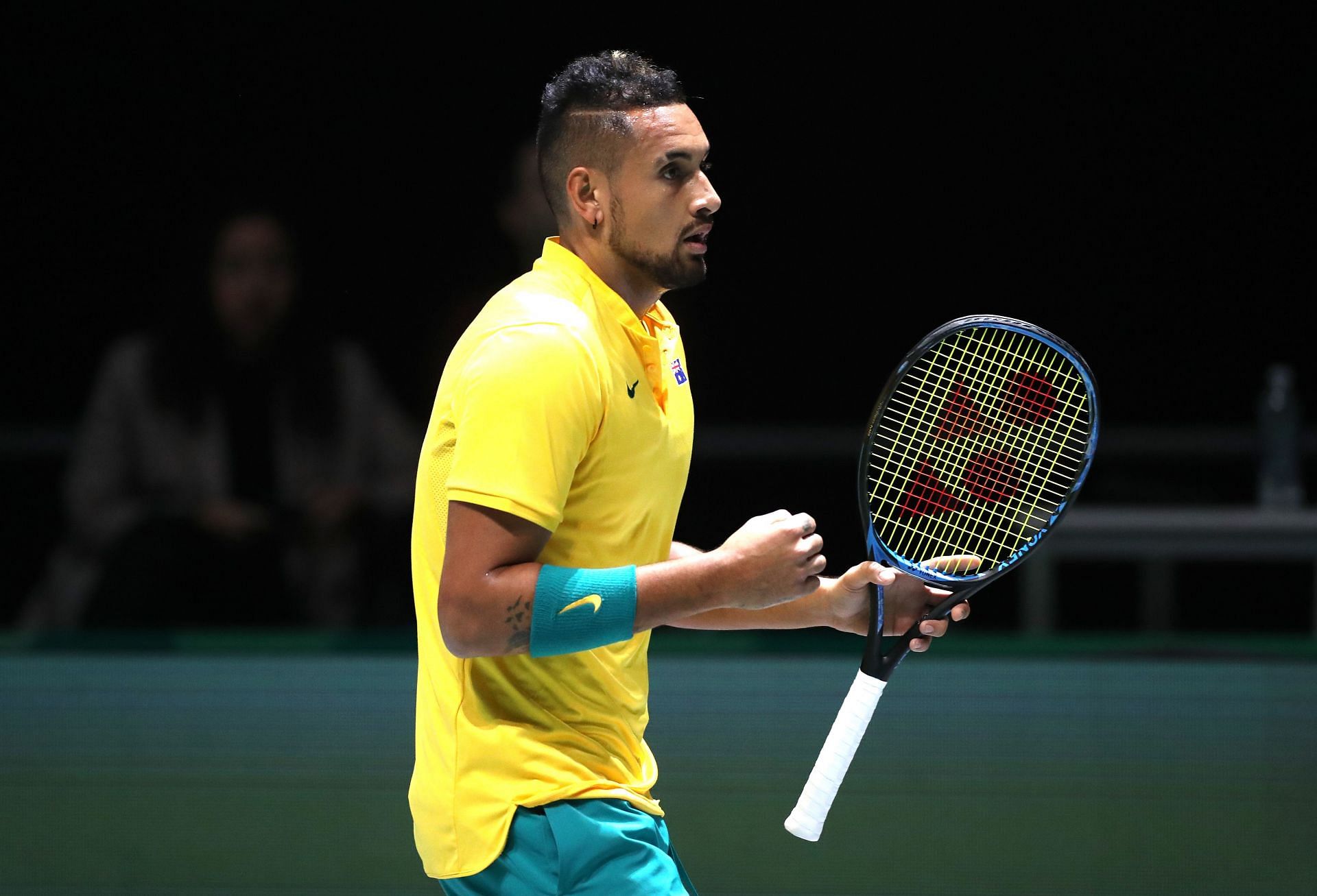 Nick Kyrgios at the 2019 Davis Cup - Source: Getty