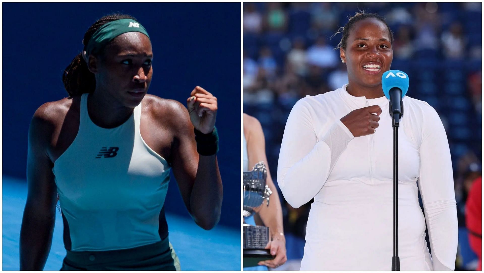 Coco Gauff and Taylor Townsend 