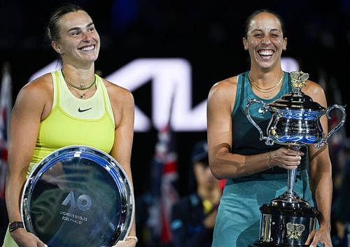 Madison Keys and Aryna Sabalenka at 2025 Australian Open - Image Source: Getty