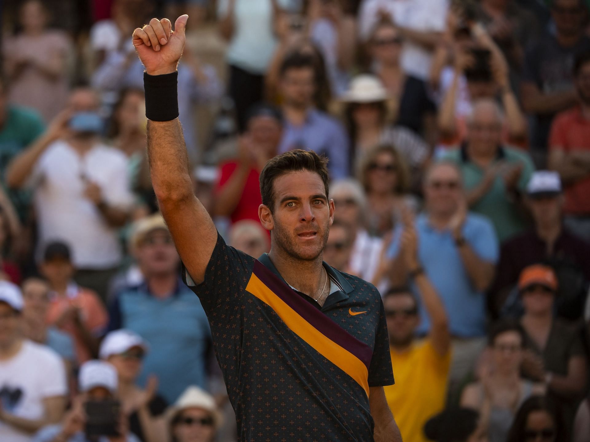 Juan Martin del Potro at the French Open 2019. (Photo: Getty)