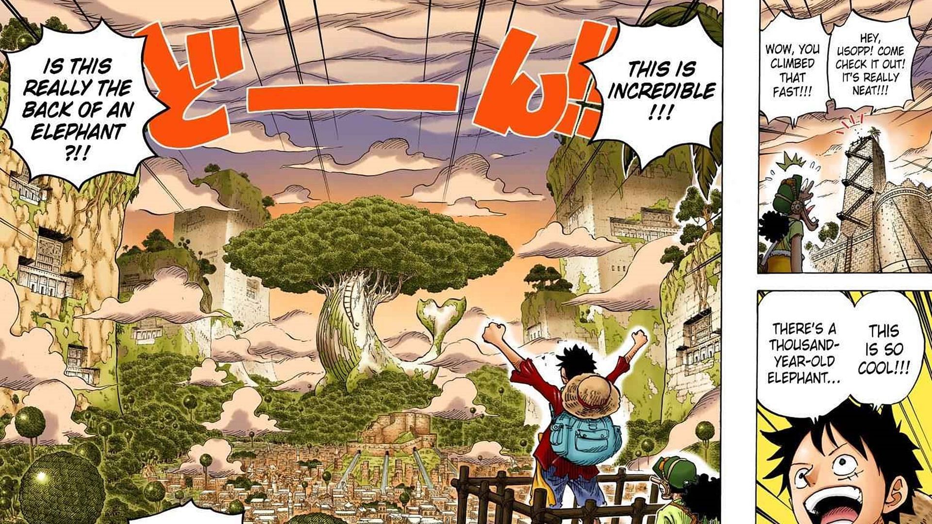 Zou in the One Piece manga (Image via Shueisha)