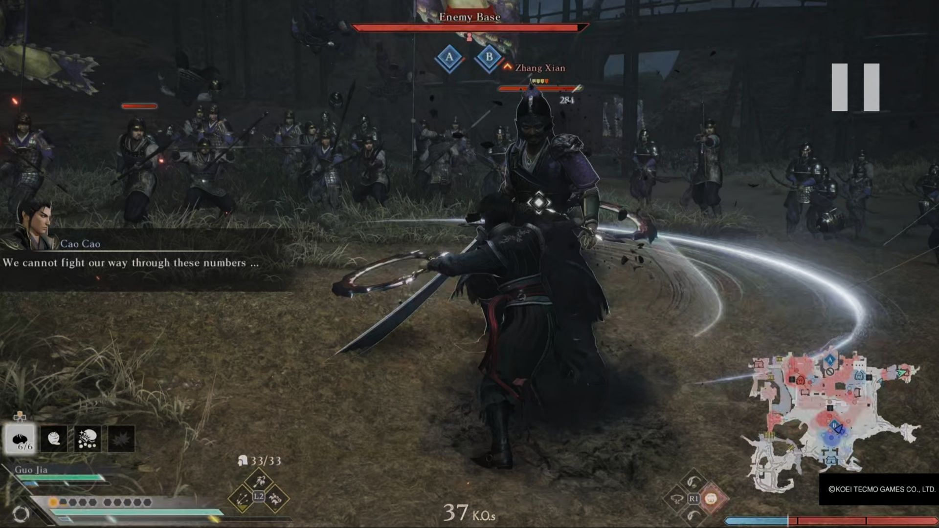 Dynasty Warriors Origins Wei True Ending Battle of Wan