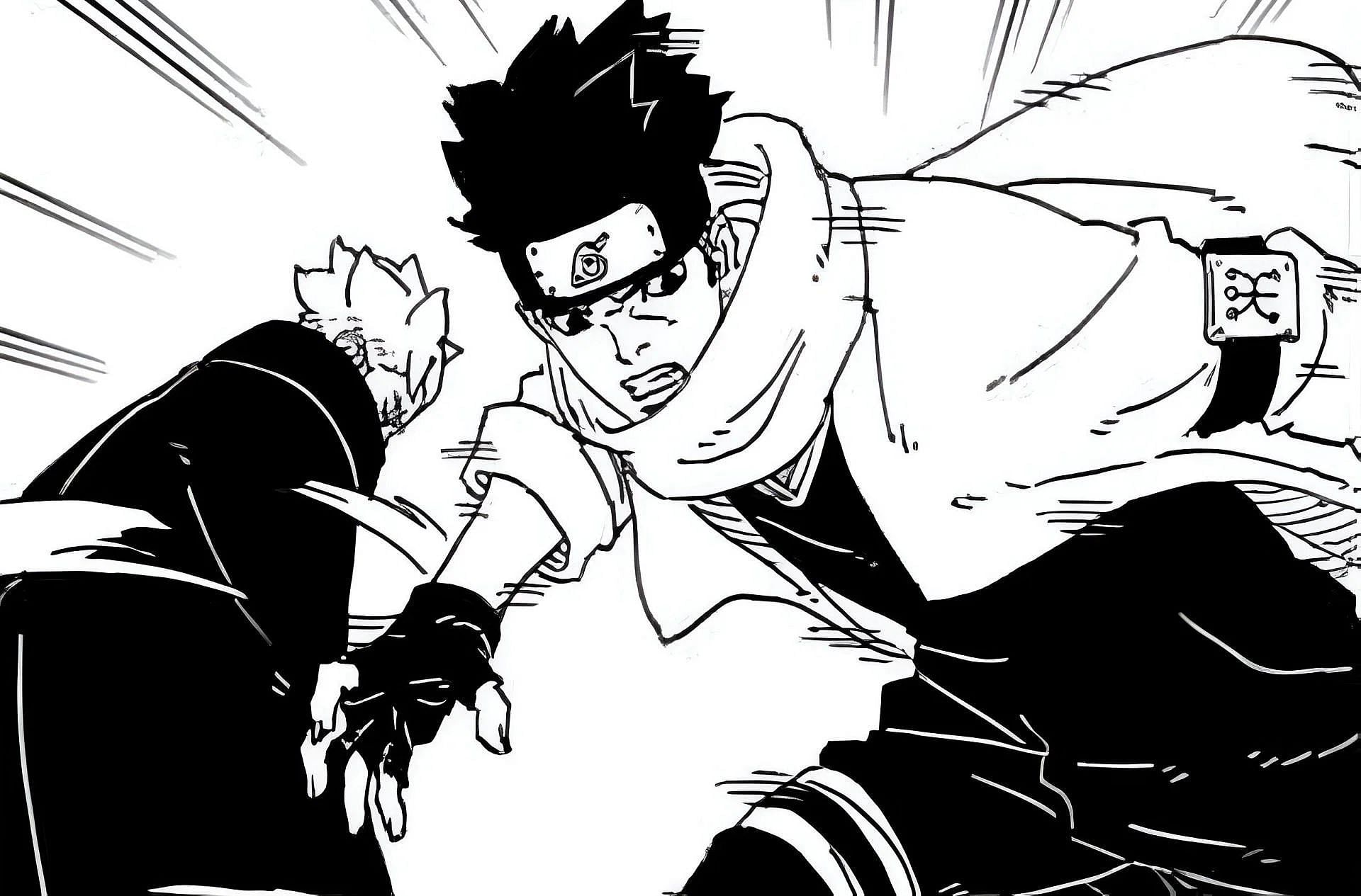 Konohamaru as shown in the manga (Image via Shueisha)