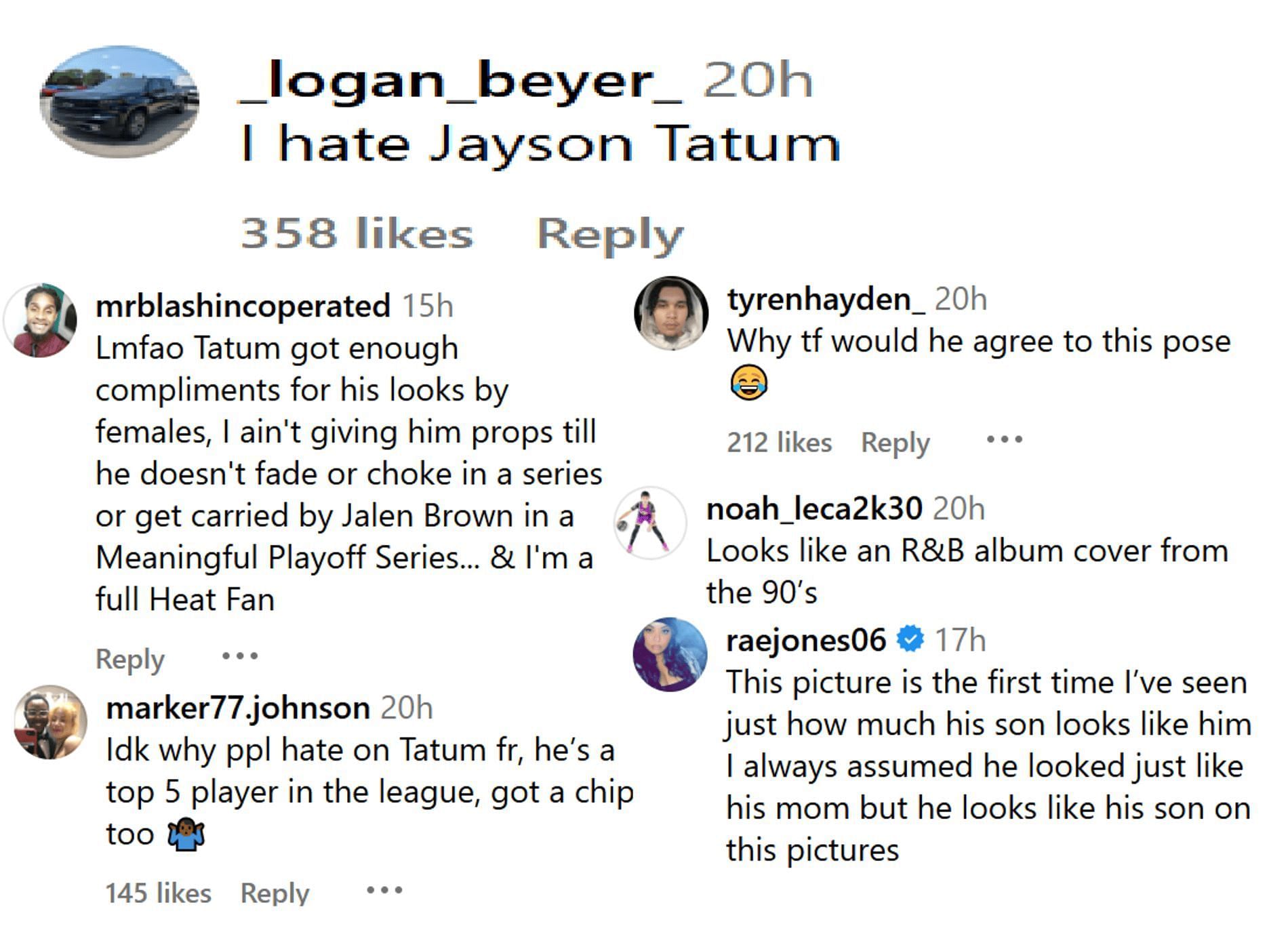 Fans react to Gabby Minus calling Jayson Tatum handsome (Source: Instagram/ overtime)