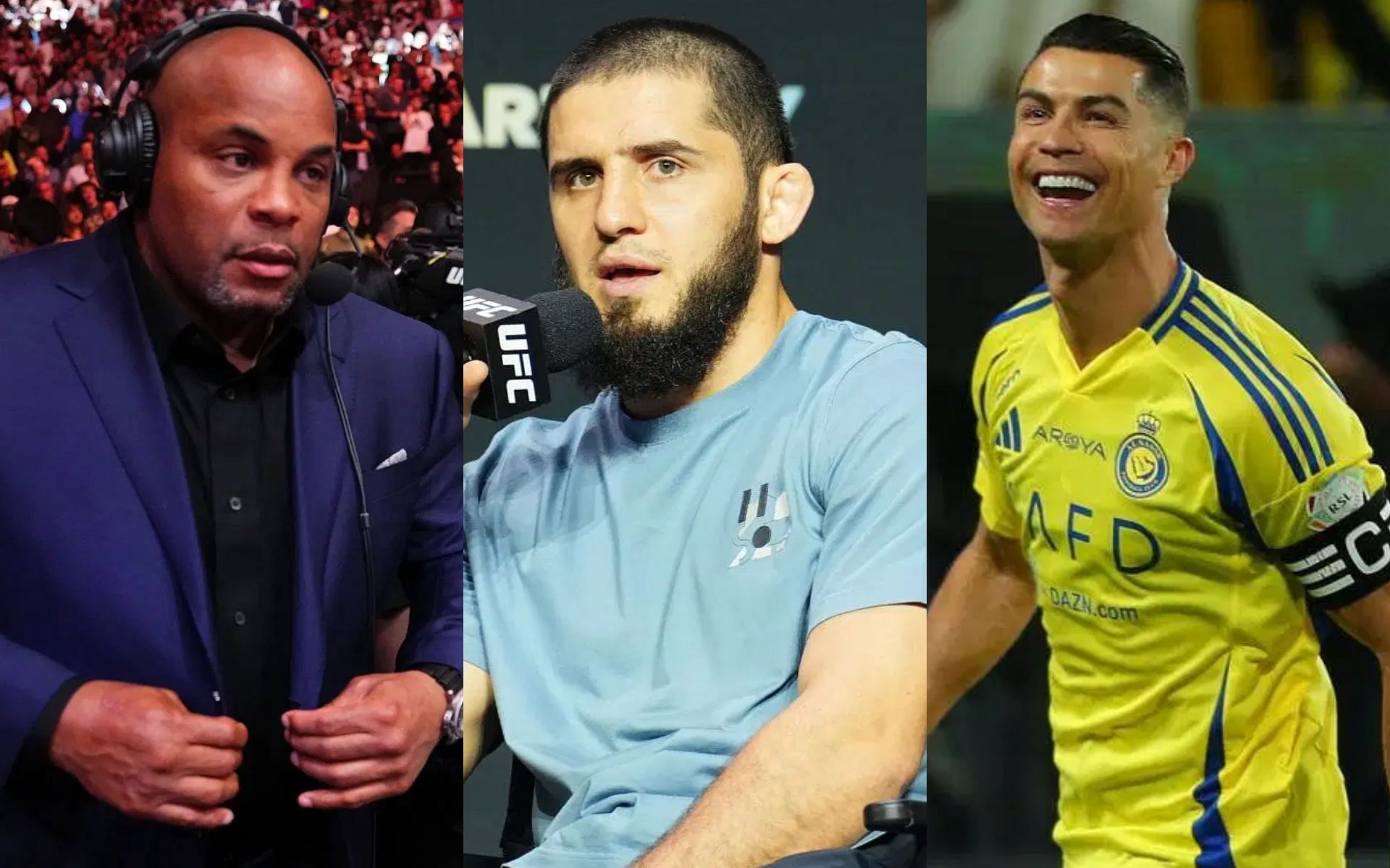 Islam Makhachev takes jibe at Daniel Cormier and suggests he follow Cristiano Ronaldo