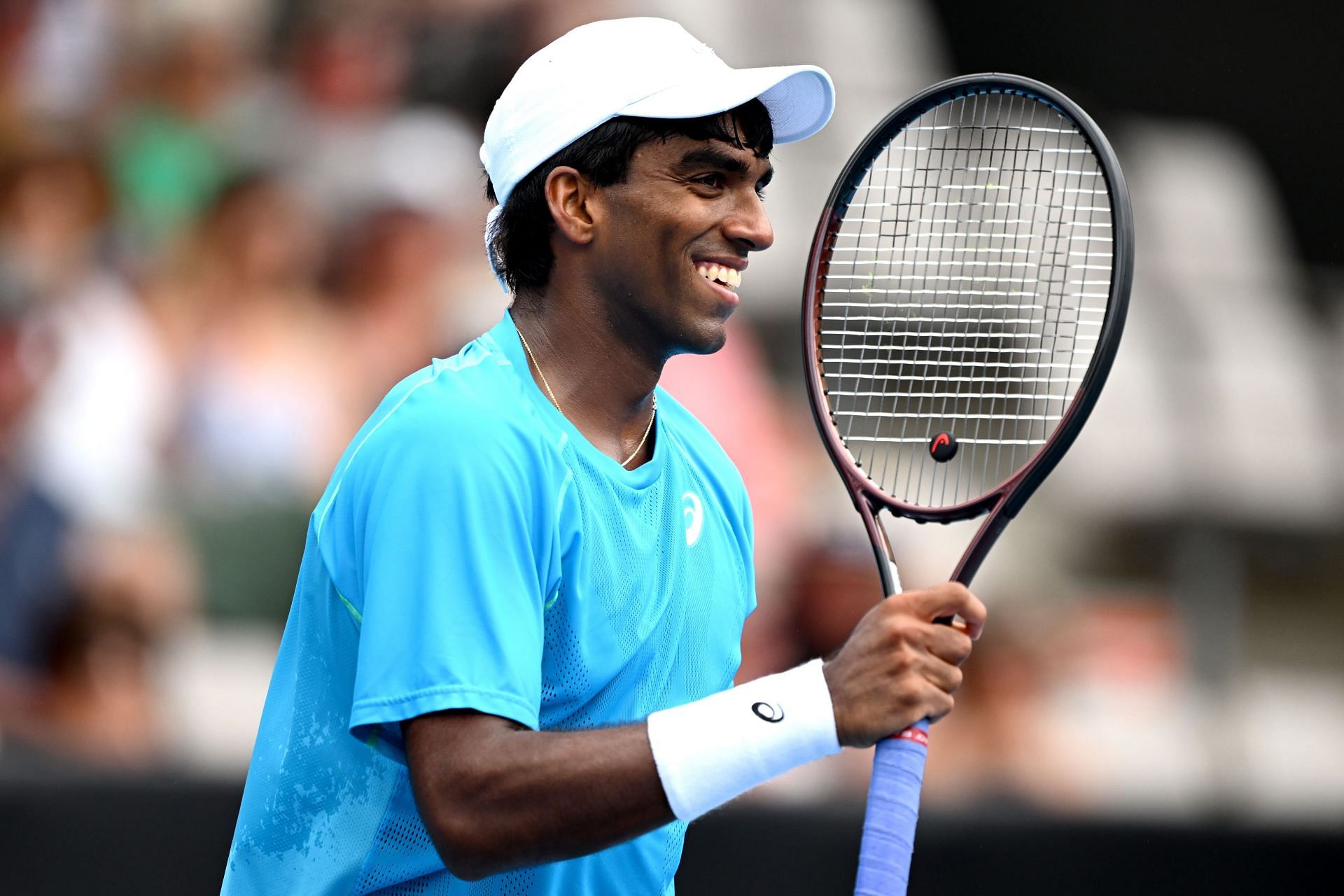 Nishesh Basavareddy at the ASB Classic 2025. (Photo: Getty)