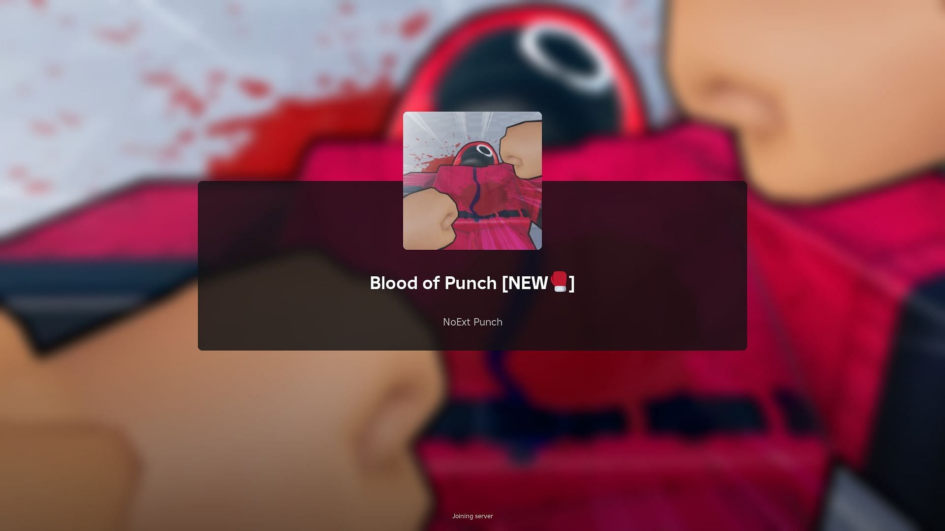 Roblox Blood of Punch