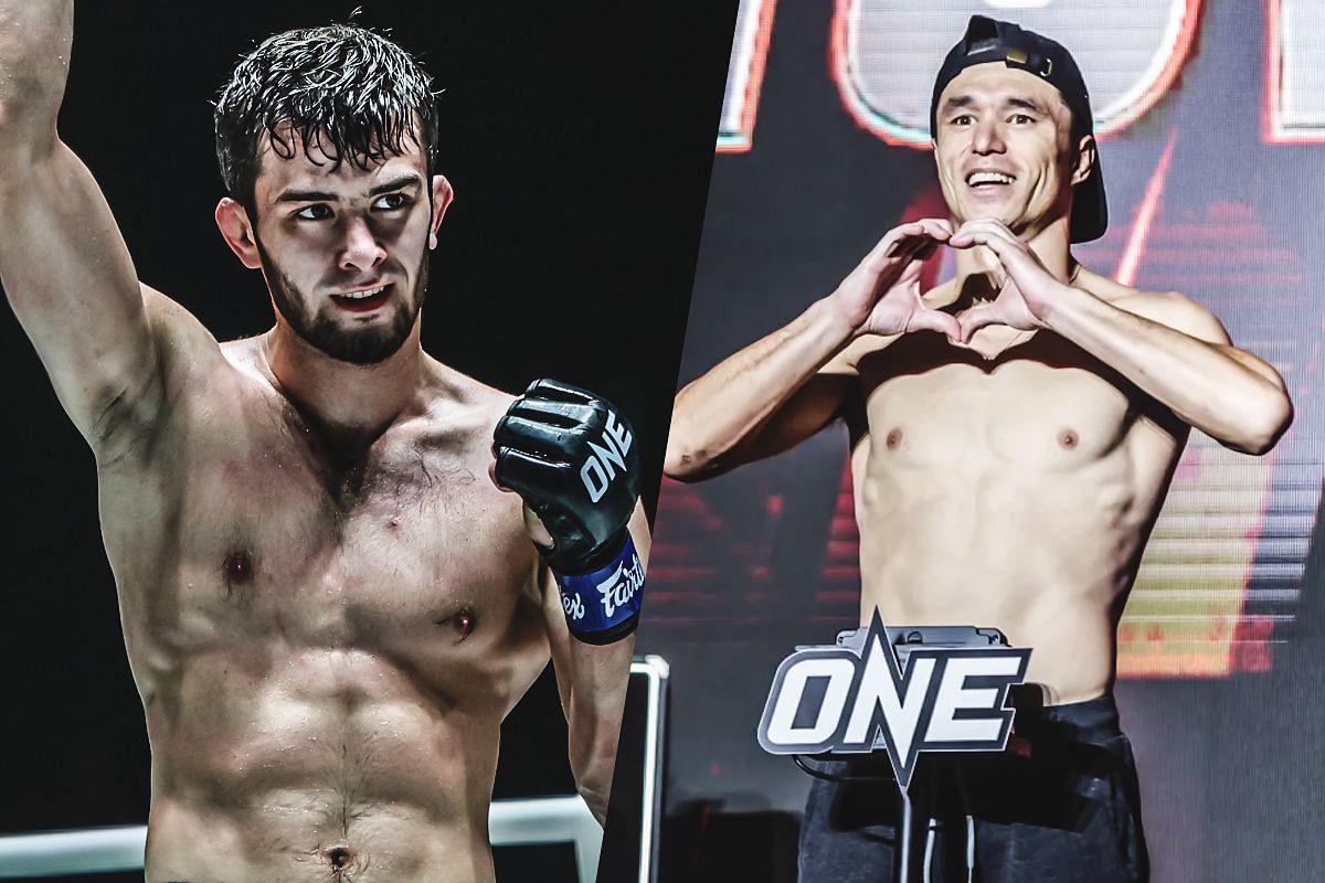 Sanzhar Zakirov (left) Reece McLaren (right) [Photos via: ONE Championship]