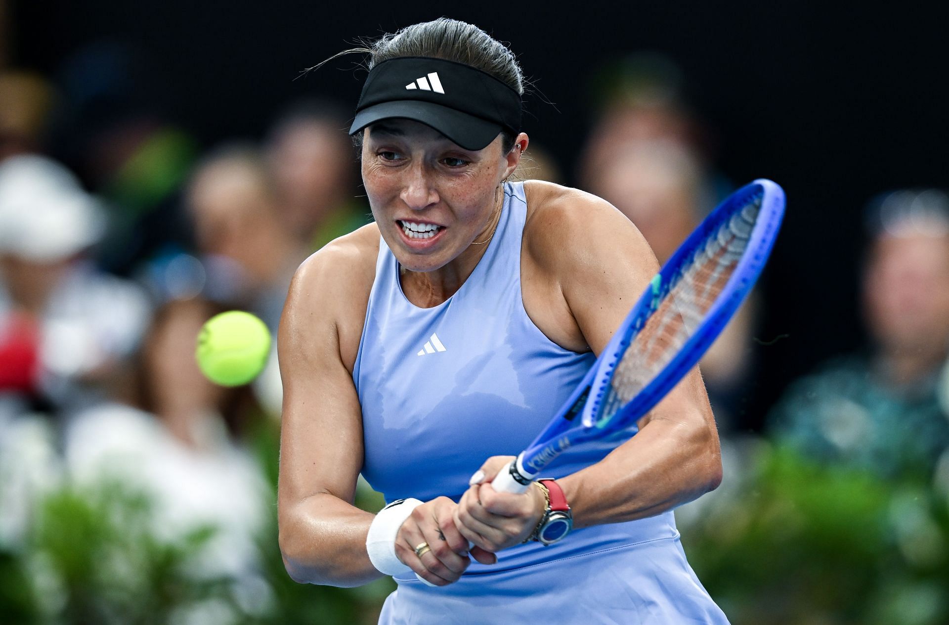 Jessica Pegula in action at the Adelaide International (Image Source: Getty)