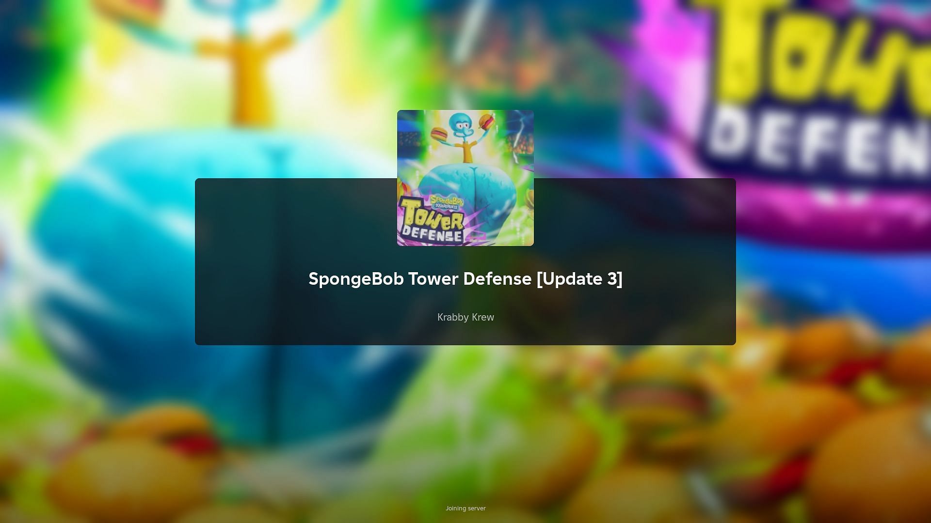 Roblox SpongeBob Tower Defense