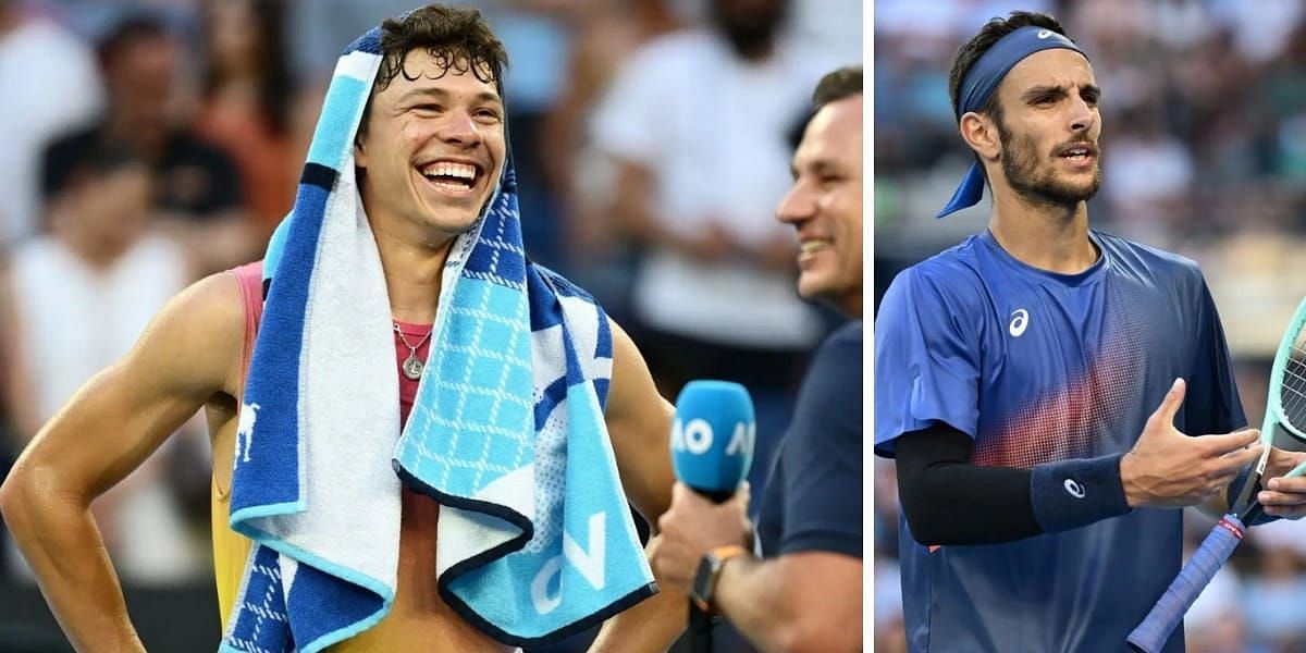 Ben Shelton (L) &amp; Lorenzo Musetti (R) (Source - GETTY)