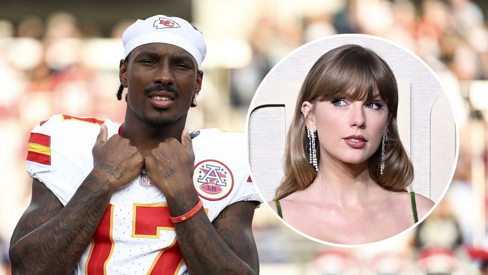 Mecole Hardman Jr. shares unseen Taylor Swift picture in latest 2024 recap (Image Source: Getty) 