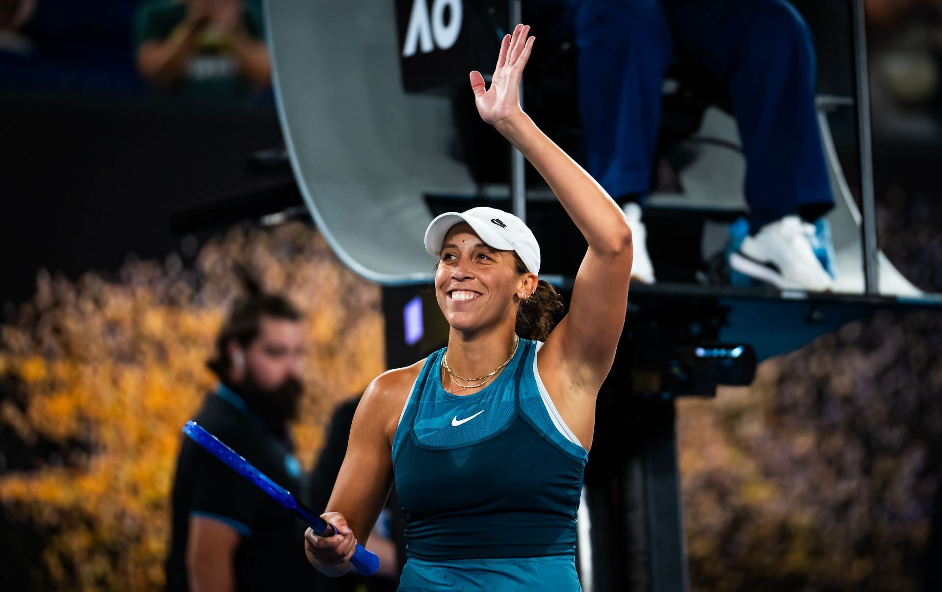 Madison Keys at the 2025 Australian Open. (Source: Getty)