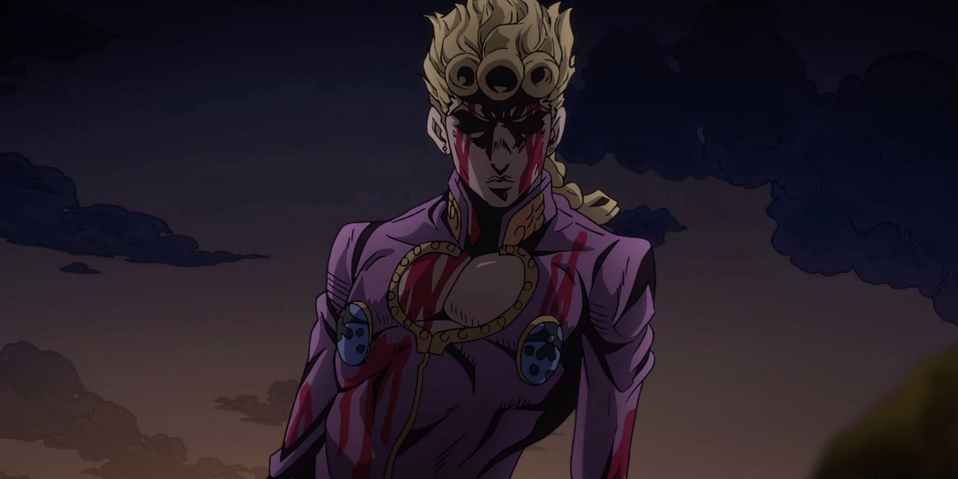 Giorno Giovanna as seen in anime (Image via David Production)