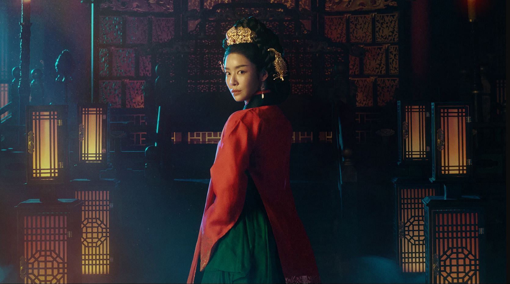 The Queen Who Crowns has Cha Joo-young in the title role. (Image via Viki)