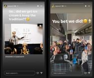 Jan Jensen Instagram story (Credits: @janjensen13/IG)