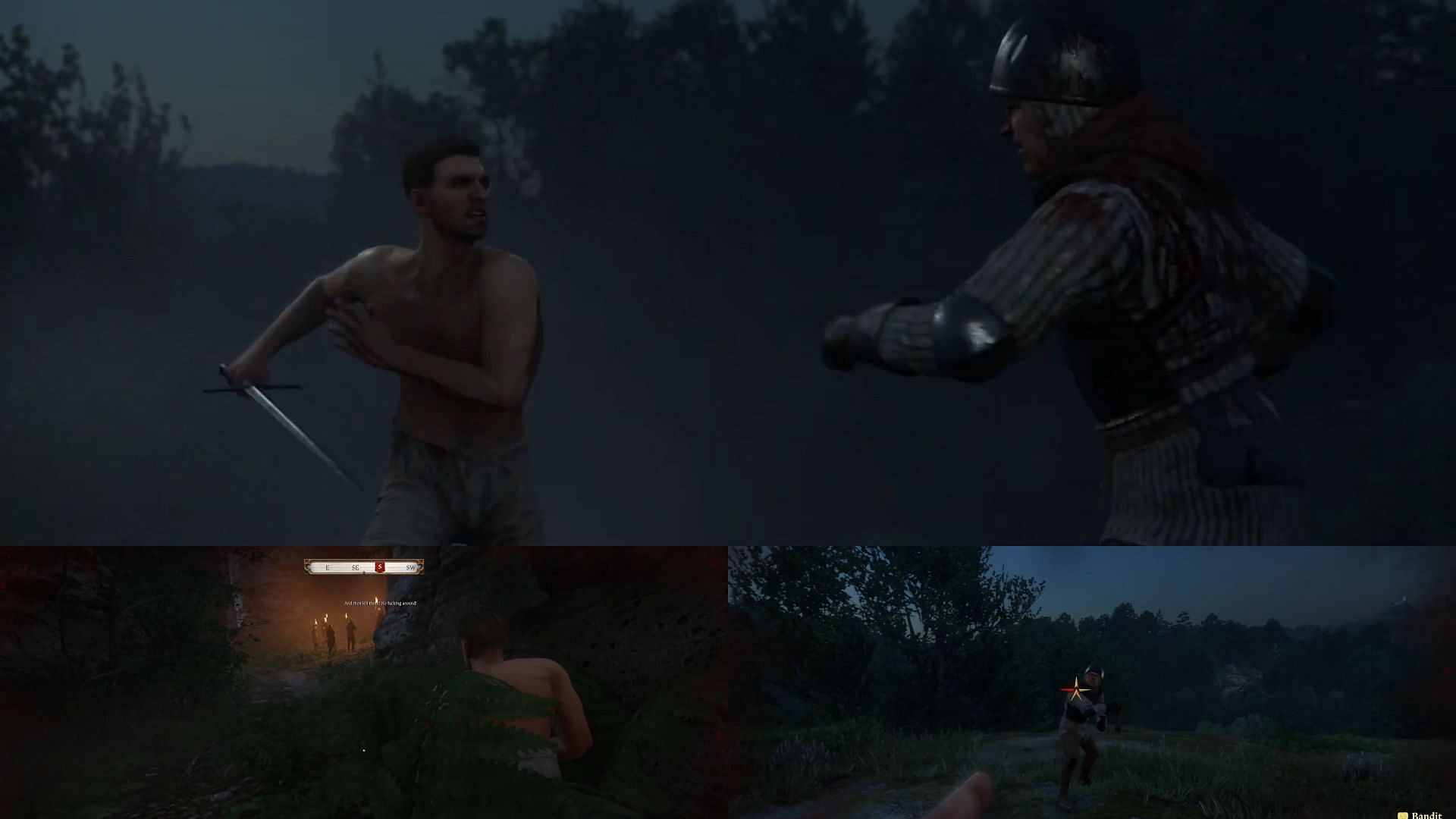 Glimpses of the final encounter in Easy Riders&#039; Kingdom Come Deliverance 2 (Image via Deep Silver)