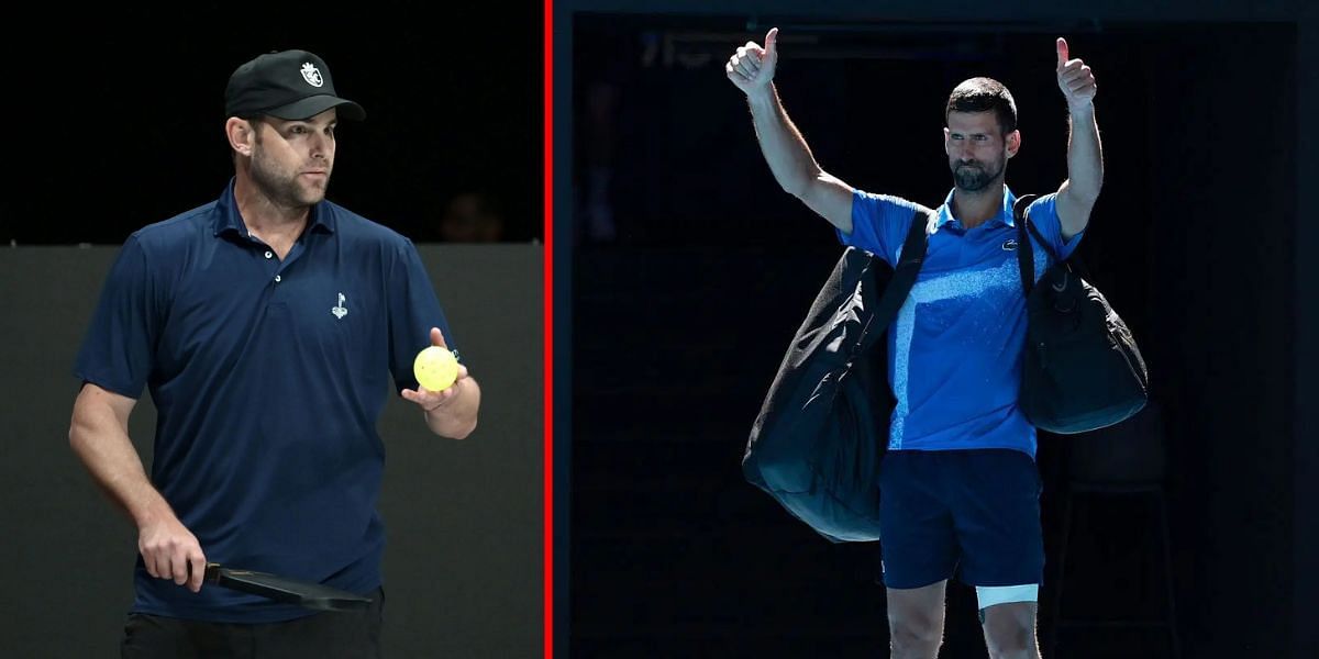 Andy Roddick (L) Novak Djokovic (R) | Getty