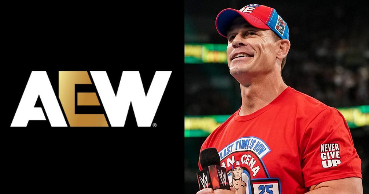 John Cena will retire at the end of 2025 [Source: AEW on X and WWE gallery]