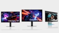 Samsung Odyssey G6, G8, and 3D (Image via Samsung)
