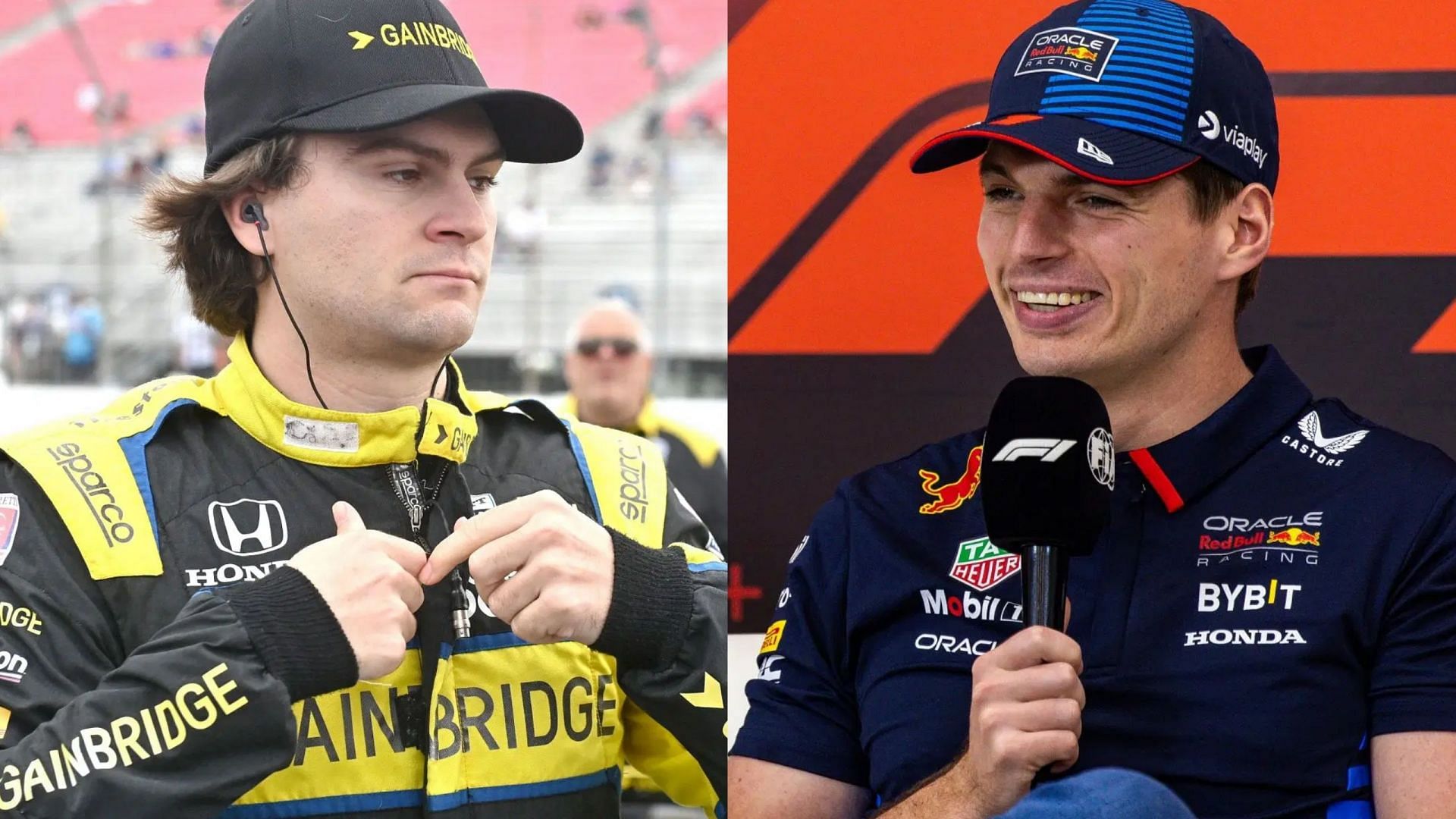 Image Credits: Getty, L: Colton Herta, R: Max Verstappen