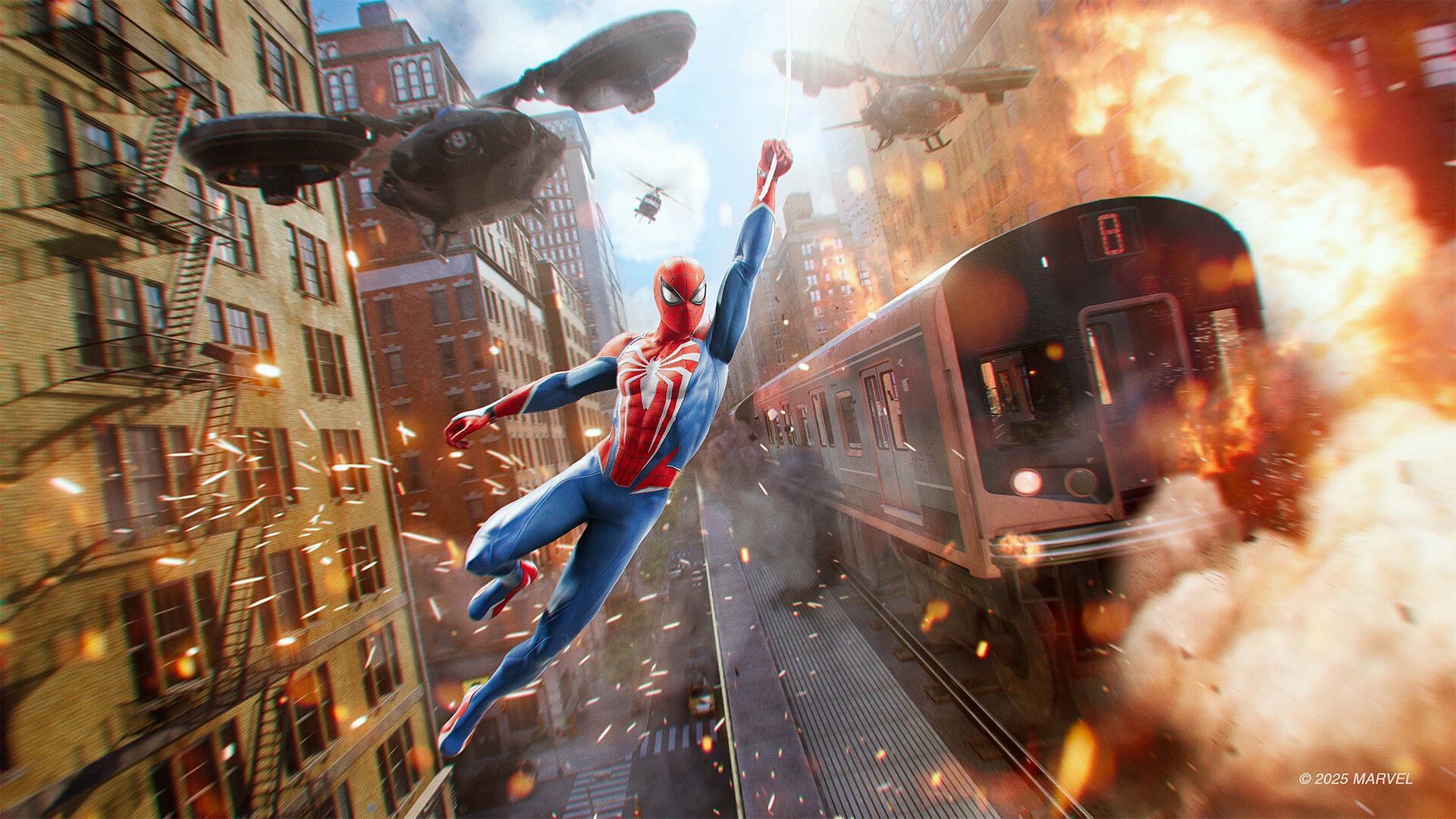 Marvel&#039;s Spider-Man 2 PC looks amazing on the RTX 4080 (Image via Insomniac Games)