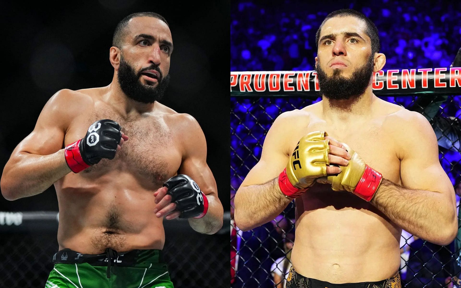 Belal Muhammad (left) and Islam Makhachev (right) should put separate business and personal feelings for UFC gold believes Eric Nicksick [Images courtesy: Getty Images]